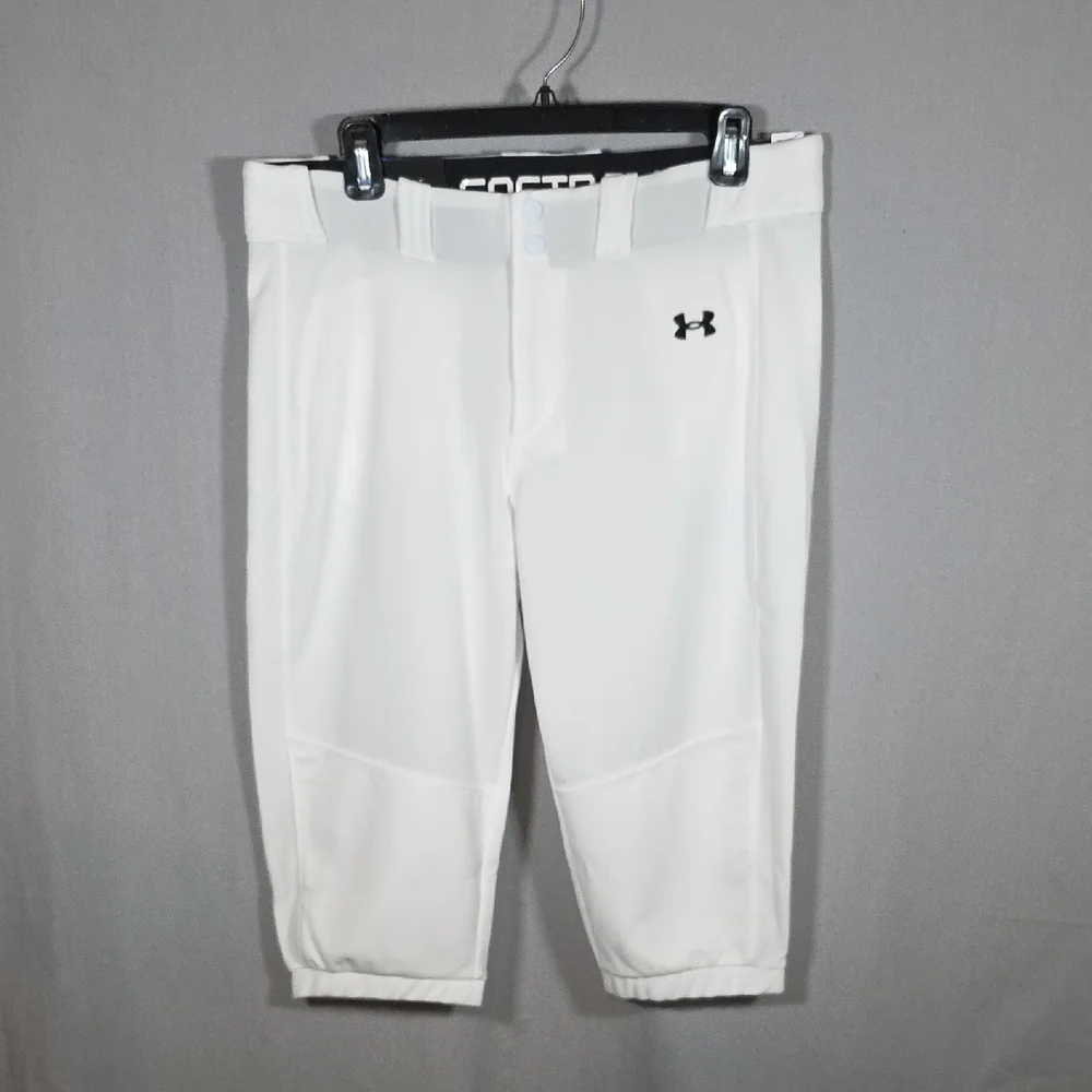 Under Armour White Athletic Pants Girls Size youth XL